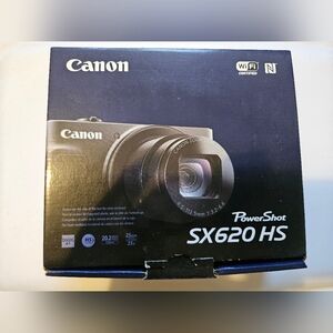 Canon Digital Compact Camera - Black Power Shot SX620 HS 20.2 Mega Pixels